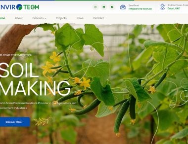 Enviro Tech Environmental Solutions Website Design